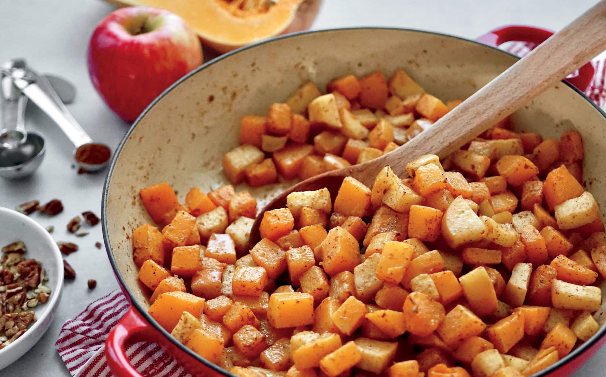 Warm Butternut Squash and Apple Sauté | Second Harvest of Silicon Valley